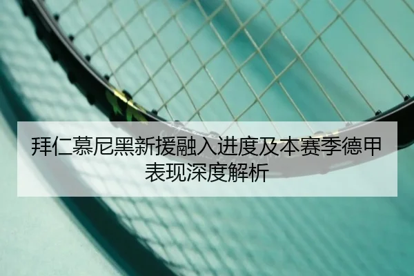 拜仁慕尼黑新援融入进度及本赛季德甲表现深度解析 | 3377Sports